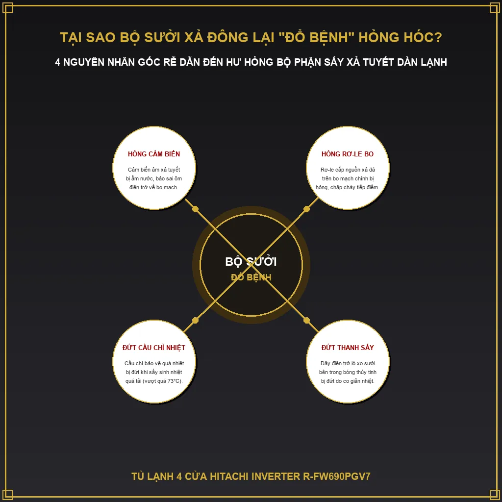 Tại sao bộ sưởi xả đông lại "đổ bệnh"? Các nguyên nhân gốc rễ